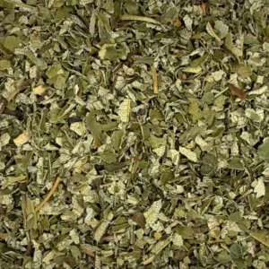 Eriodictyon spp leaf dry herb close-up