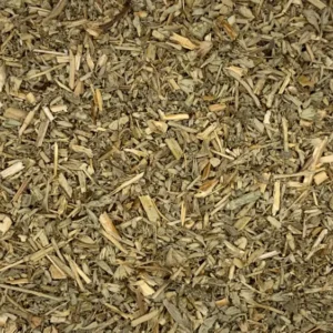 Marrubium vulgare horehound dry herb close-up
