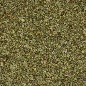 Origanum majorana majoram dry herb close-up