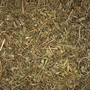 centella asiatica gotu kola dry herb close-up