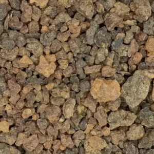 commiphora myrrh dry herb close-up