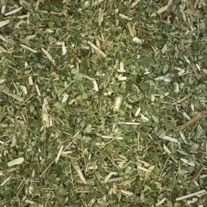 eupatorium perfoliatum boneset dry herb close-up