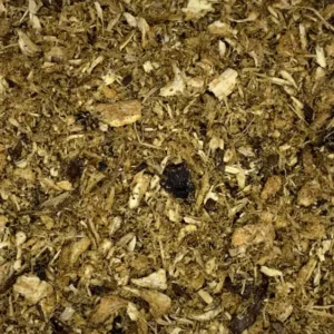lomatium dissectum root dry herb close-up