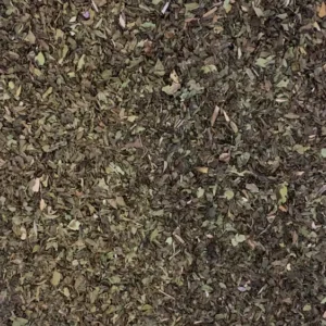 mentha spicata spearmint dry herb close-up