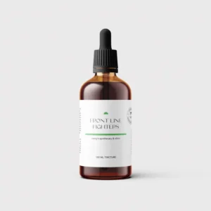 100mL amber bottle herbal antibiotic for infections front line fighters tincture blend by roncy's apothecary & clinic