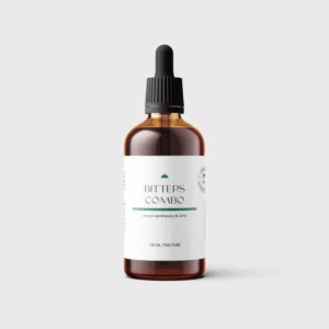 100mL amber bottle herbal bitters carminative combo tincture blend by roncy's apothecary & clinic