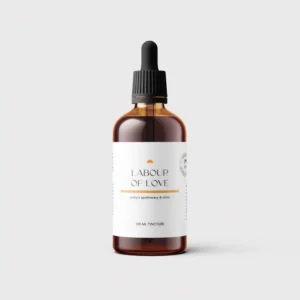 100mL amber bottle herbal labour induction labour of love tincture blend by roncy's apothecary & clinic