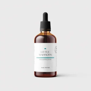 100mL amber bottle herbal little warriors kids cough cold and flu syrup glycerite tincture blend by roncy's apothecary & clinic